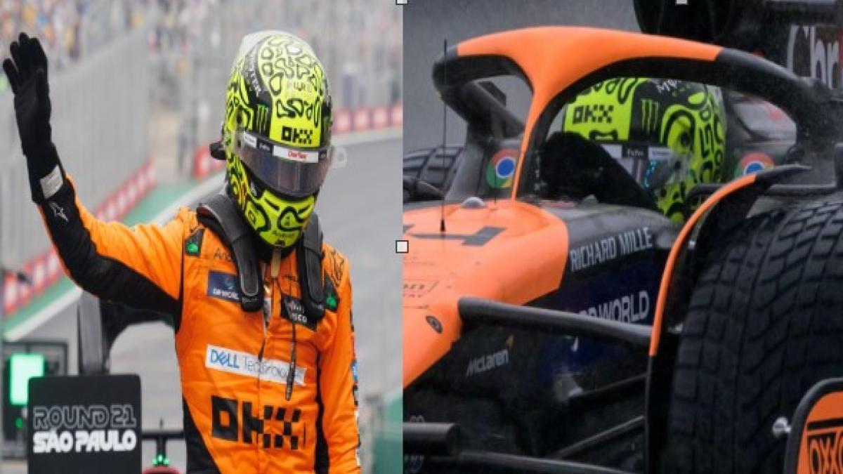 Video | Lando Norris hizo la ‘pole’ y le ganó el pulso a un decepcionante Max Verstappen en el Gran Premio de São Paulo