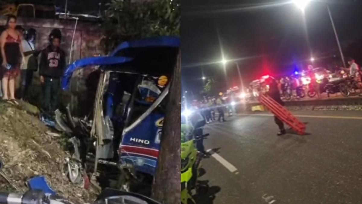 En video | Sigue la racha de accidentes en el área metropolitana de Barranquilla: nuevo siniestro deja al menos 9 personas heridas