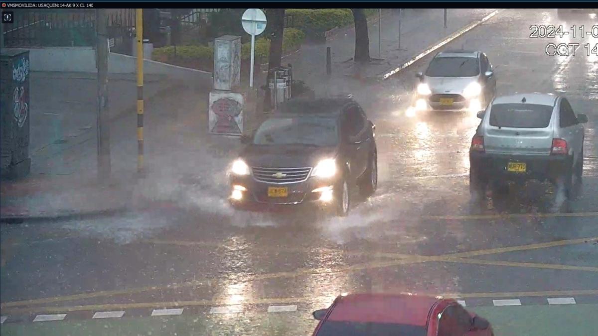 EN VIVO reporte de lluvias en Bogotá | Se registran encharcamientos en varias vías y autoridades trabajan en evitar inundaciones 