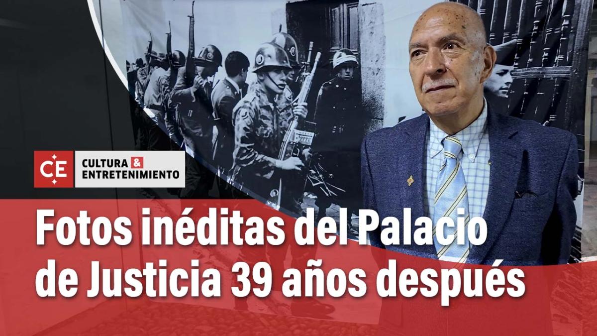 Exposición de fotos inéditas de la toma del Palacio de Justicia