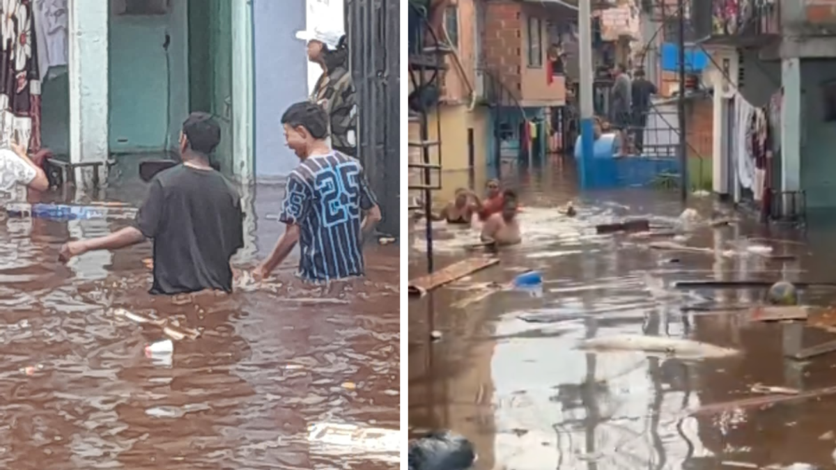 Fotos y videos | Grave inundación en barrios de Medellín por ruptura de tubo matriz: ‘Hay múltiples afectaciones’, según Alcalde 