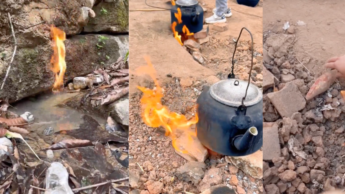 El pueblo que lleva más de 59 años con un incendio subterráneo: cocinan sobre la tierra y el agua de los ríos arde