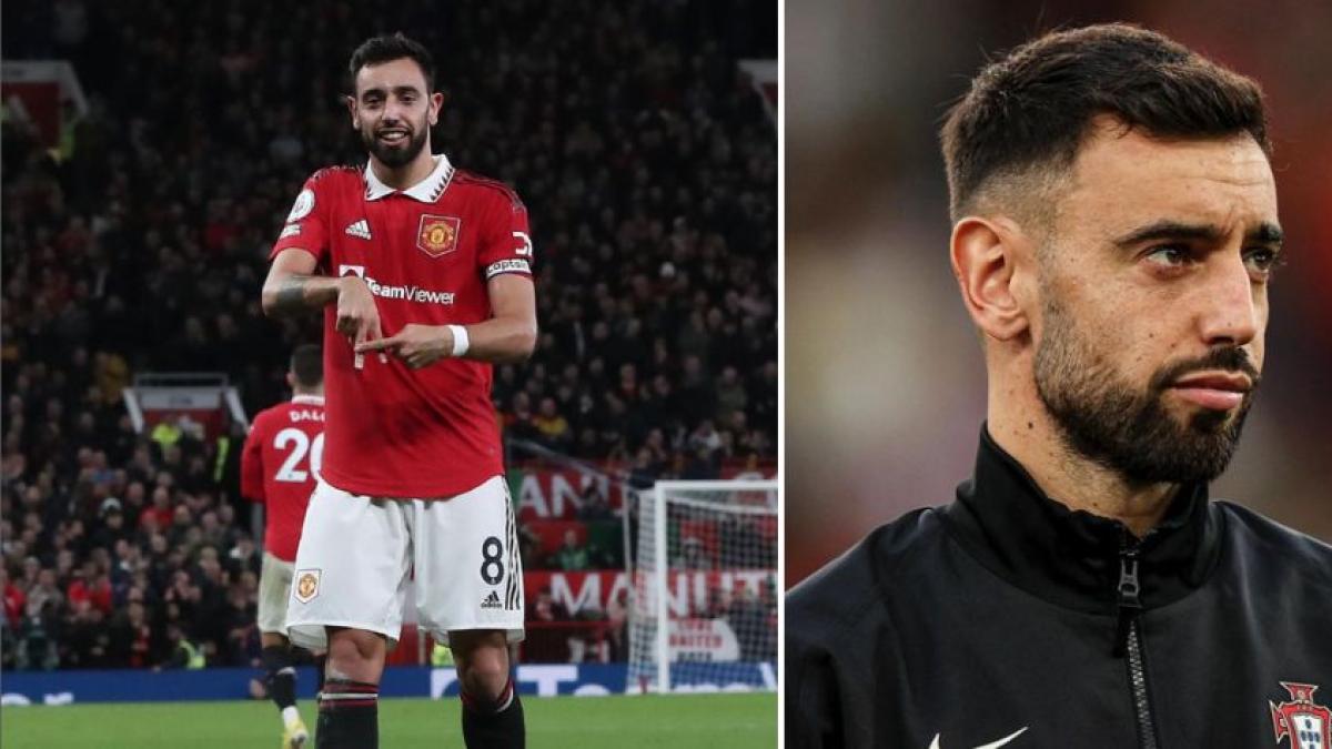 El capitán del Manchester United, Bruno Fernandes, asistió a un pasajero enfermo en un vuelo: le contamos la historia