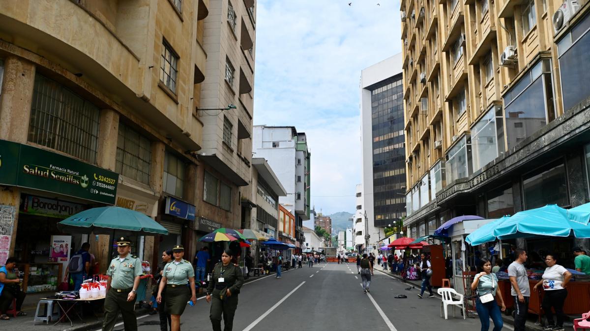 Se mantiene peatonalización del centro de Cali: habilitan un carril de tráfico calmado 