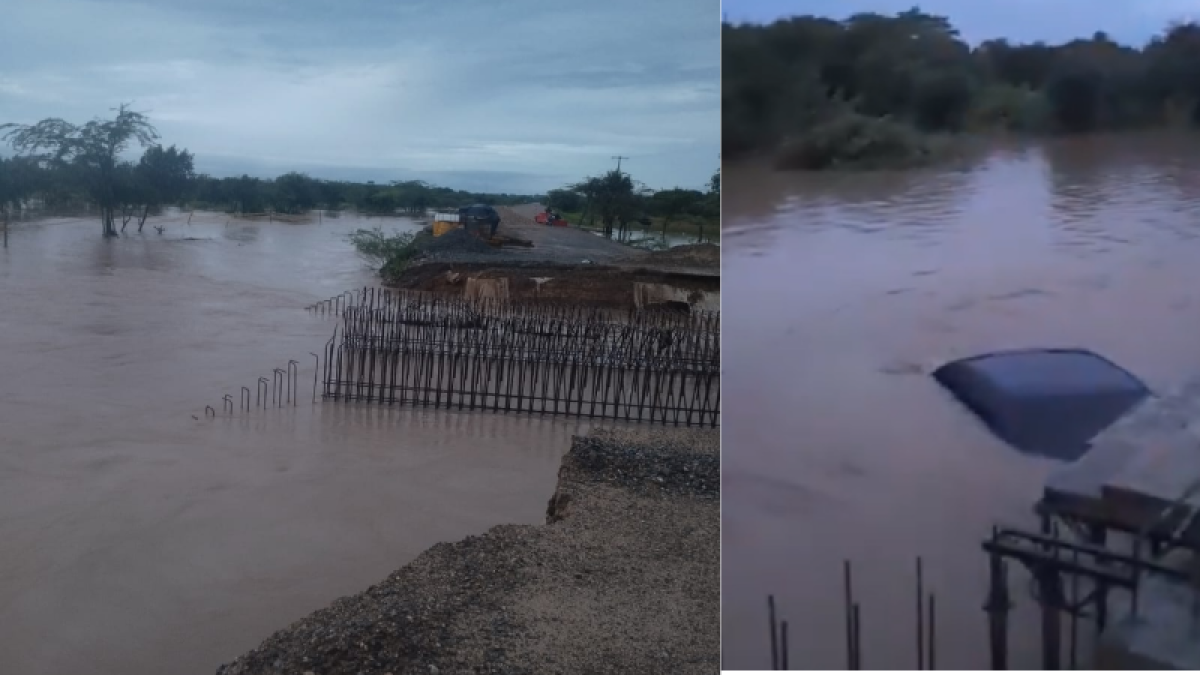 Emergencia por fuertes lluvias en La Guajira: atoridades emiten alerta roja por altos niveles del río Ranchería y embalse El Cercado