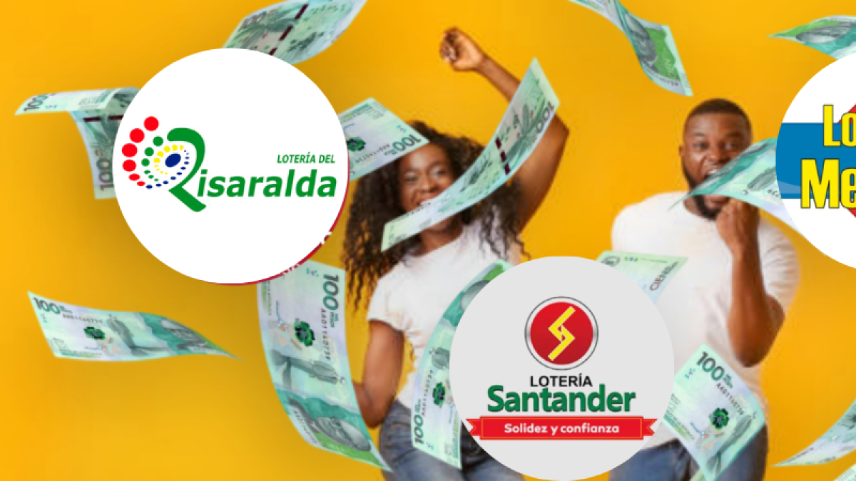 Lotería de Medellín, Santander y Risaralda, resultados y números ganadores del último sorteo del viernes, 15 de noviembre