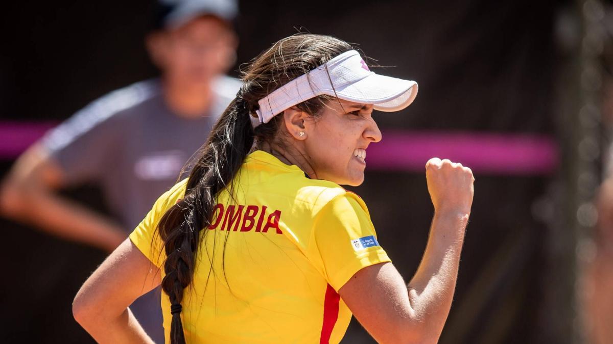 Camila Osorio derrotó a Clara Burel y empató la serie de ‘Play offs’ de la Copa Billie Jean King con Francia