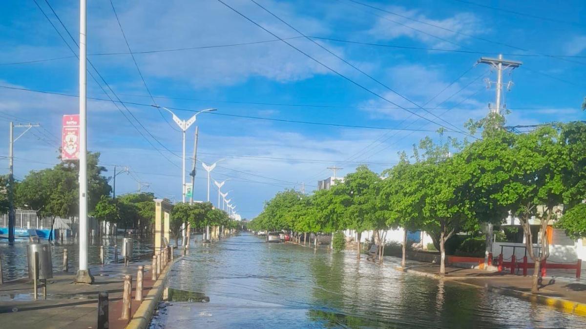 Desbordamiento del río Ranchería provocó colapso del alcantarillado sanitario de Riohacha