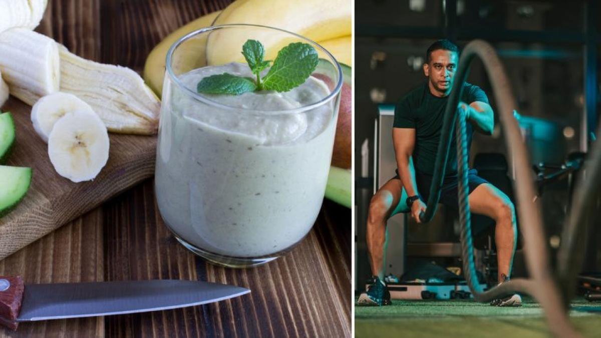 Cómo preparar un licuado de avena, banano, aguacate y proteína para aumentar la masa muscular y volverse más fuerte