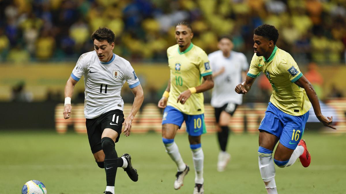 Brasil salva un empate contra Uruguay en la eliminatoria y sigue bajo crítica