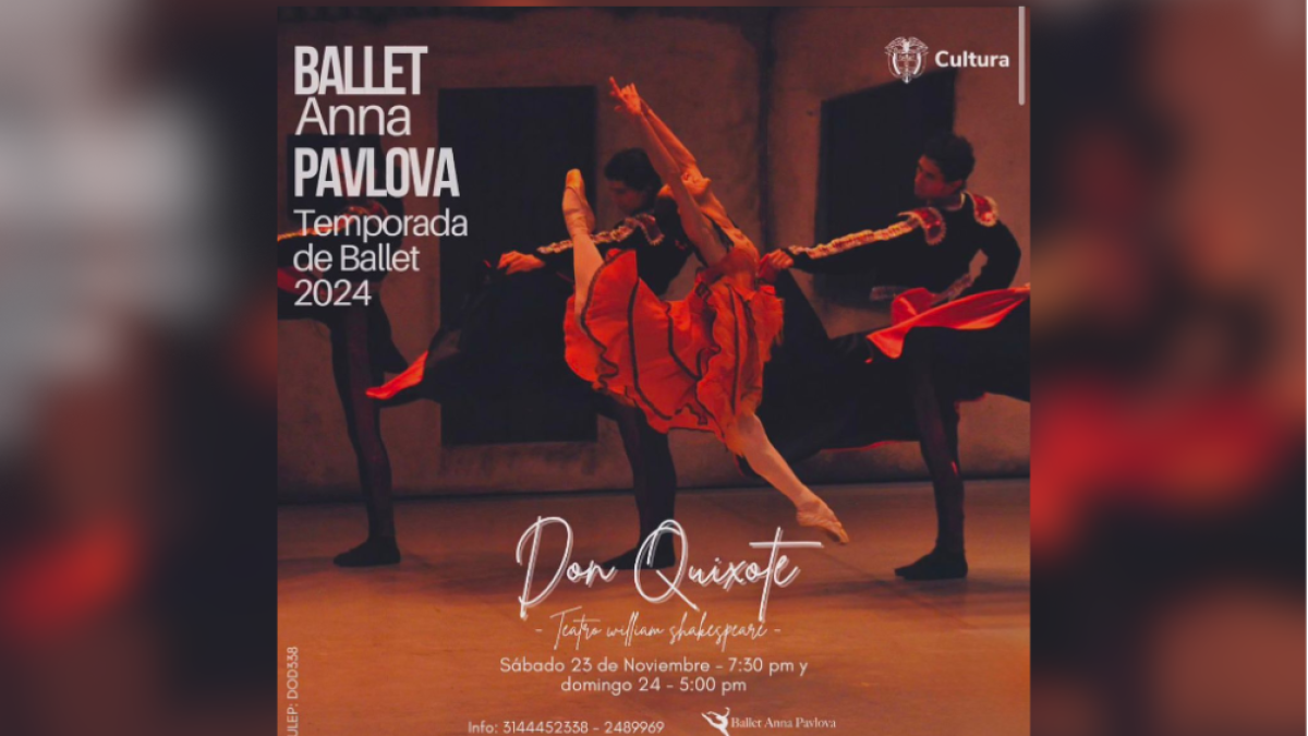 El Ballet Anna Pavlova presenta "Don Quijote" en el teatro William Shakespeare