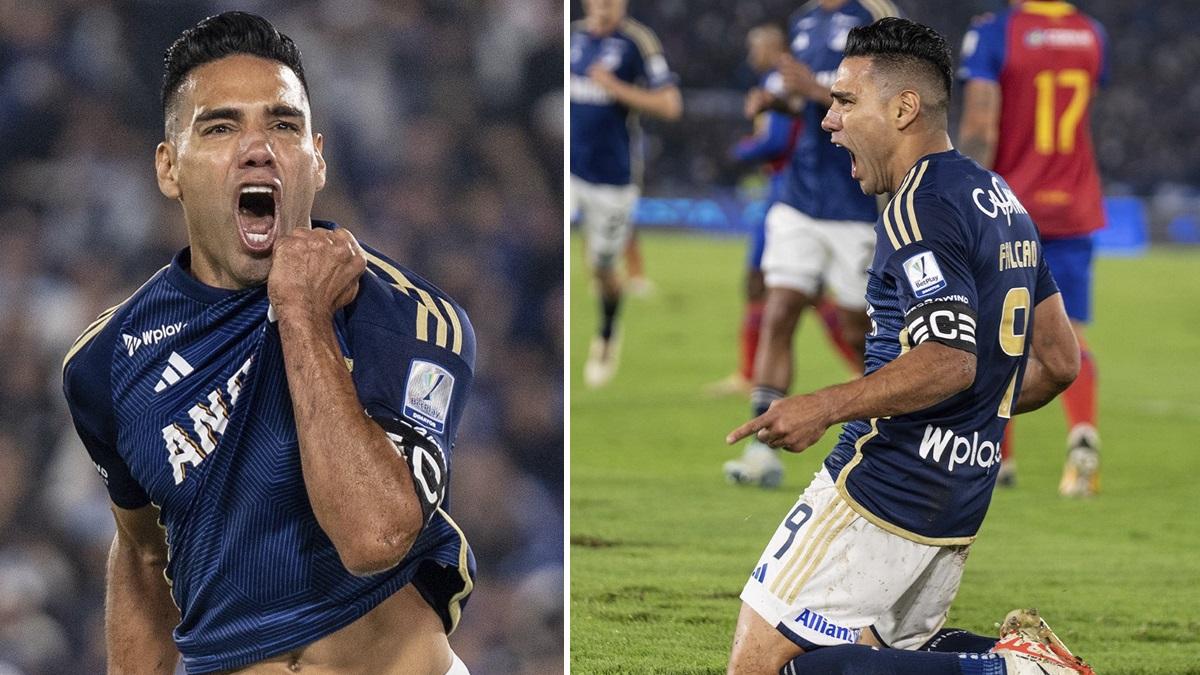 Millonarios puso de cabeza el cuadrangular A: Falcao y Leo Castro le dieron la victoria contra Deportivo Pasto en Bogotá