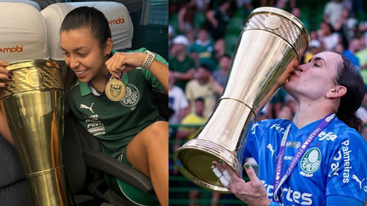 Así celebraron Yoreli Rincón y Katerine Tapia el título del Paulista Femenino con Palmeiras: 'El que es campeón festeja como quiere'