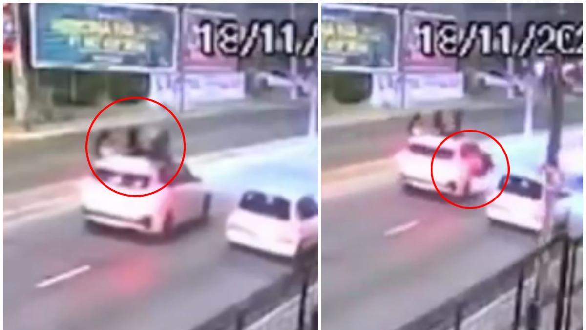 Video | 'Influencer' pierde la vida tras caer de un carro en movimiento mientras se tomaba fotos y hacía grabaciones