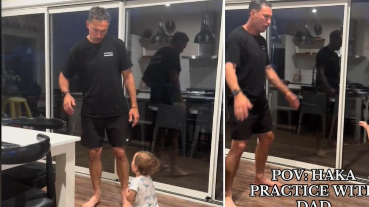 La historia del bebé que practicó el ‘Haka’ con su padre y se volvió viral en las redes sociales