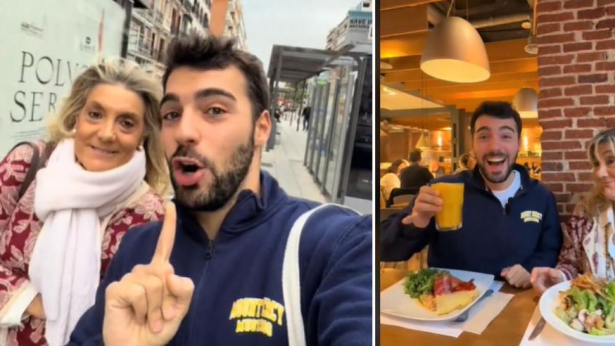 El creador de contenido Fran Cuéllar visitó Crepes & Waffles en Madrid y así fue su reacción