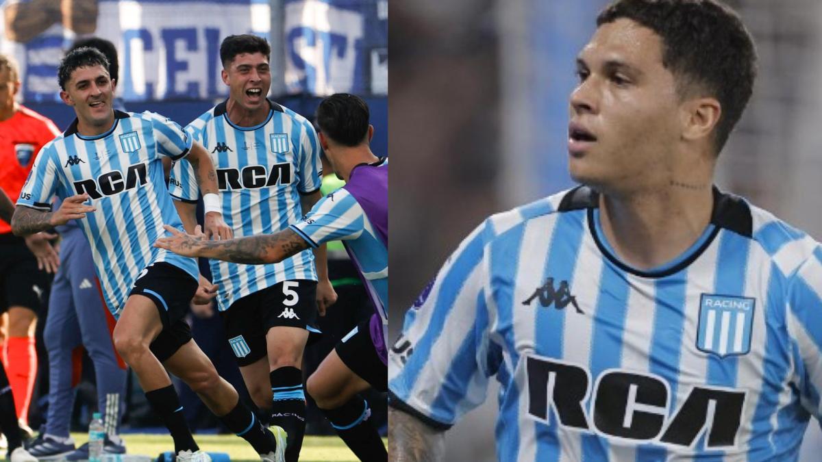 A Juanfer Quintero le cuenta como asistencia: Racing da el primer golpe y gana con increíble golazo en la final de Copa Sudamericana