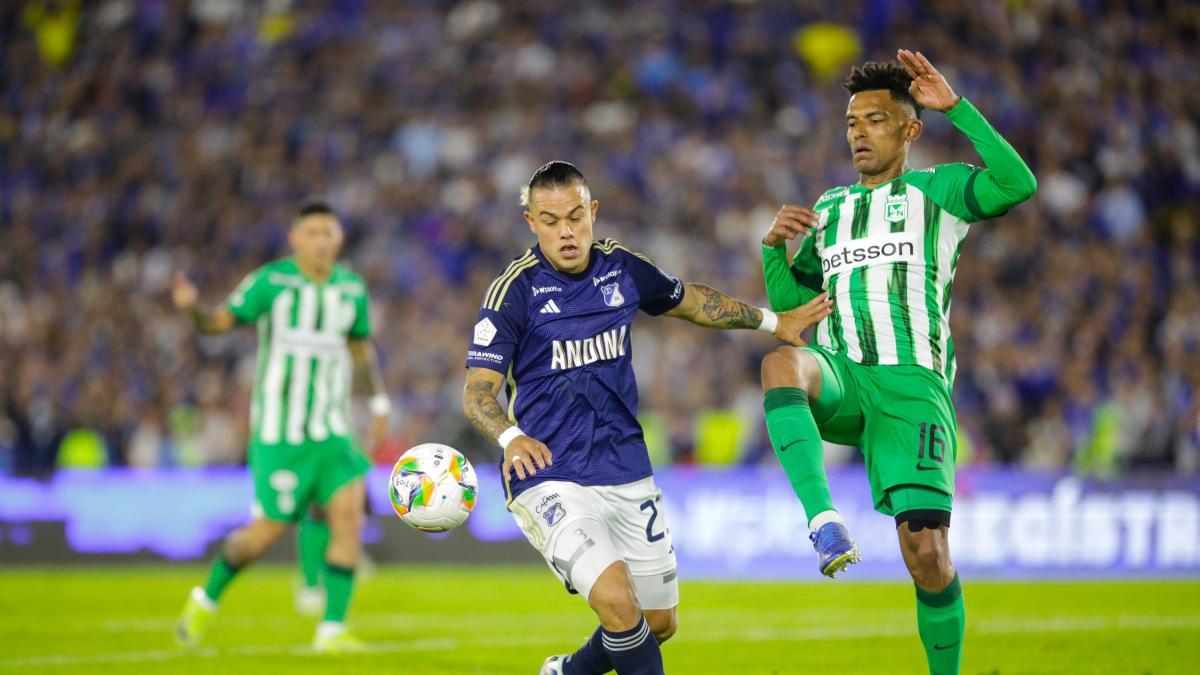 EN VIVO: Atlético Nacional ya le gana a Millonarios en Medellín, en la cuarta fecha de los cuadrangulares semifinales