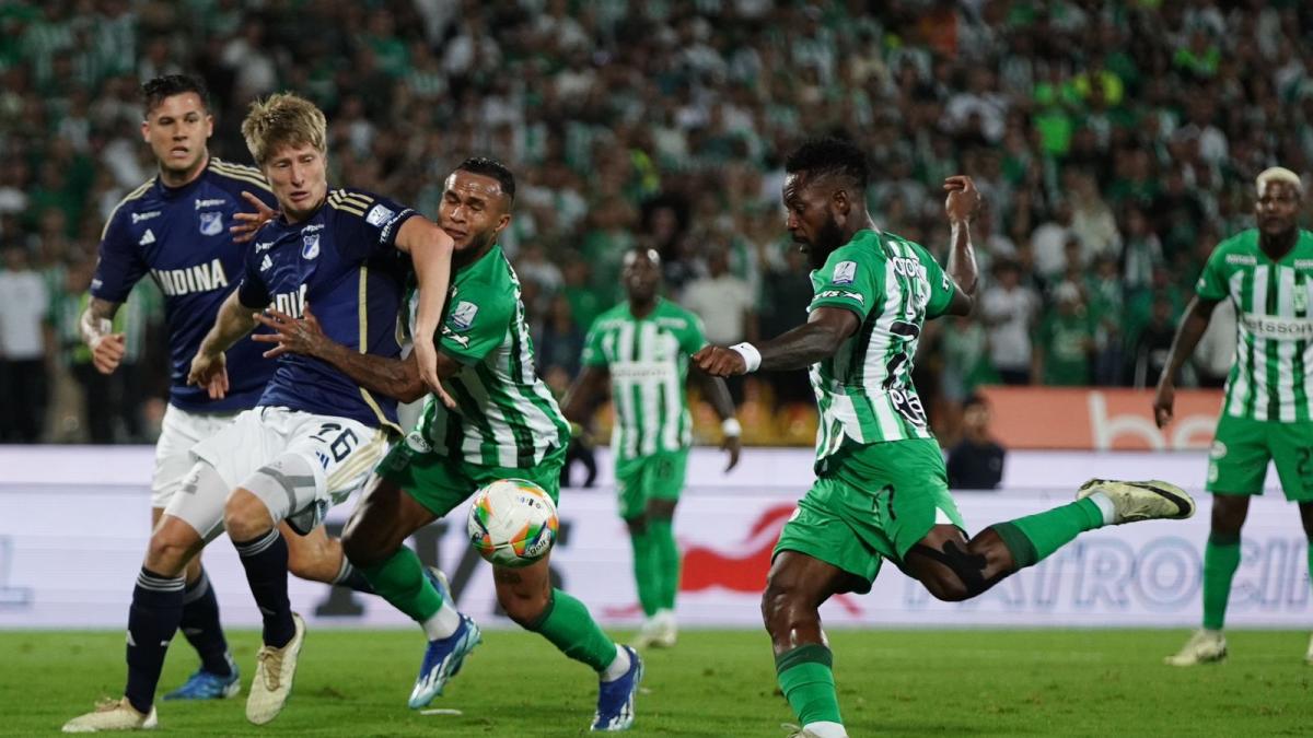 Millonarios y Nacional juegan el clásico de la jornada en la Liga BetPlay: sígalo minuto a minuto