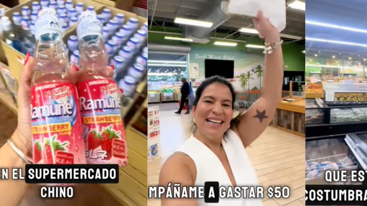 ¿Cómo es comprar en un supermercado chino en Miami? Desde alimentos hasta trajes típicos, latina mostró su experiencia