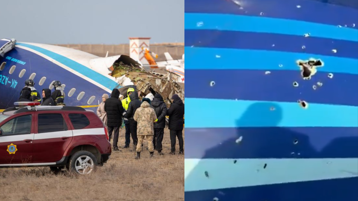 Video | ¿Fueron atacados? Extrañas perforaciones en el avión que cayó en Kazajistán dan un giro a la investigación