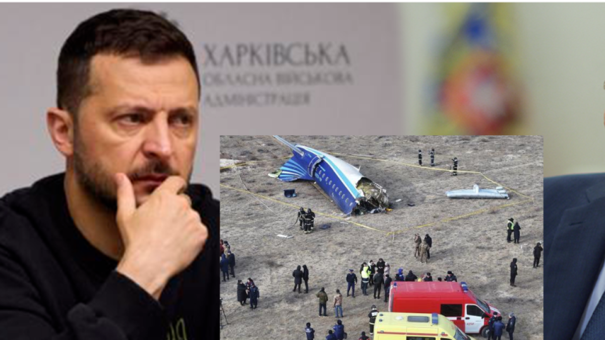 Volodimir Zelenski apunta a la 'responsabilidad de Rusia' en la caída del avión en Kazajistán