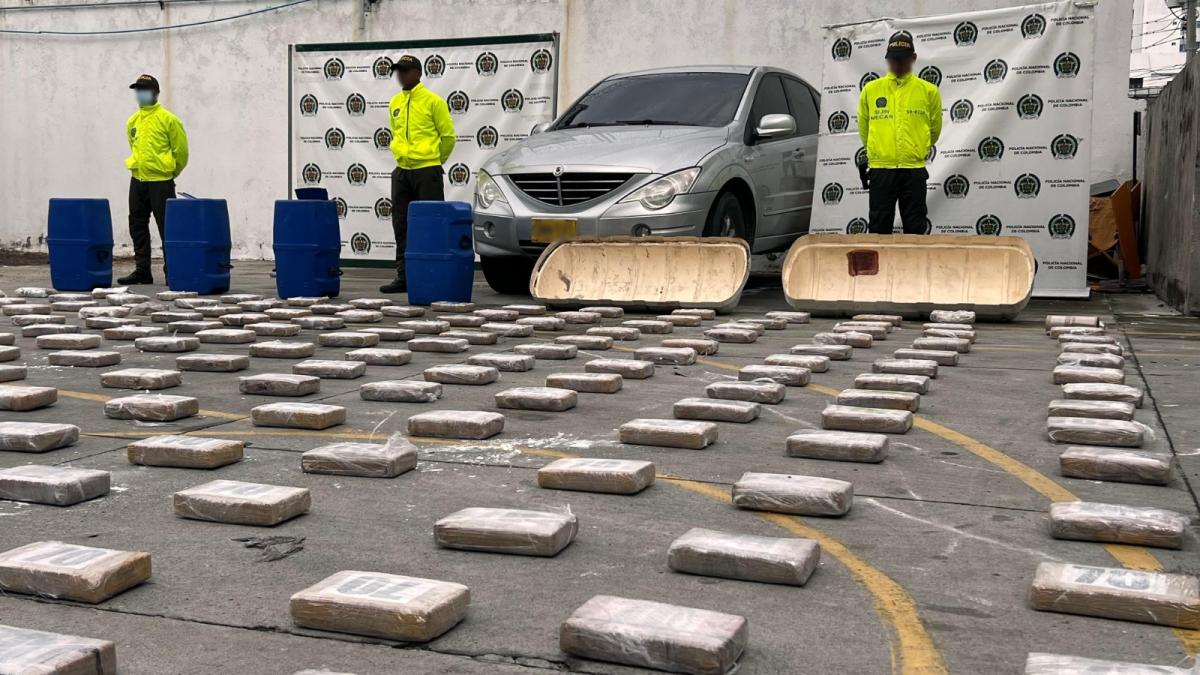 Golpe al Clan del Golfo en Cartagena: incautan 239 kilos de cocaína que pretendían enviar a EE. UU.