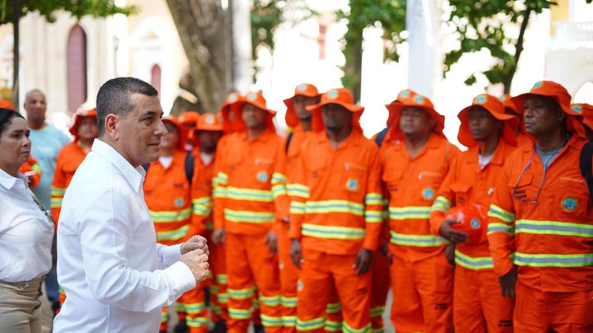 Cartagena garantiza servicio de aseo y vigilancia con apertura del presupuesto desde 1 de enero