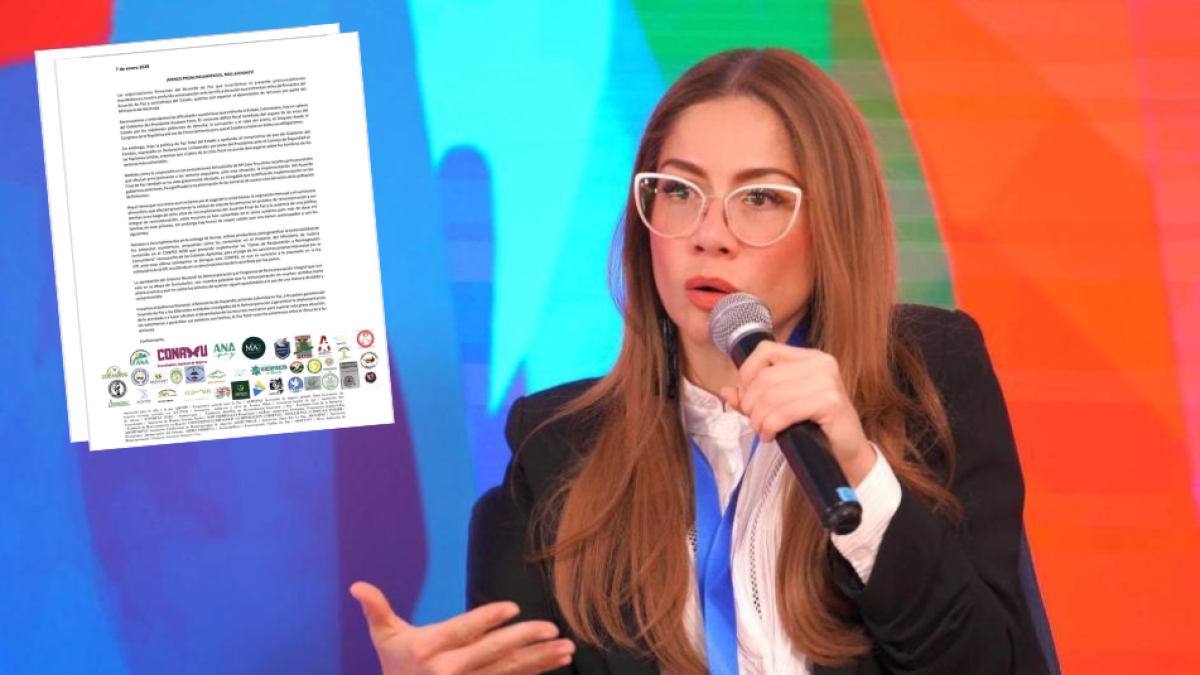 Catherine Juvinao se une a voces de firmantes de paz que reclaman incumplimiento del Gobierno con pago de renta básica