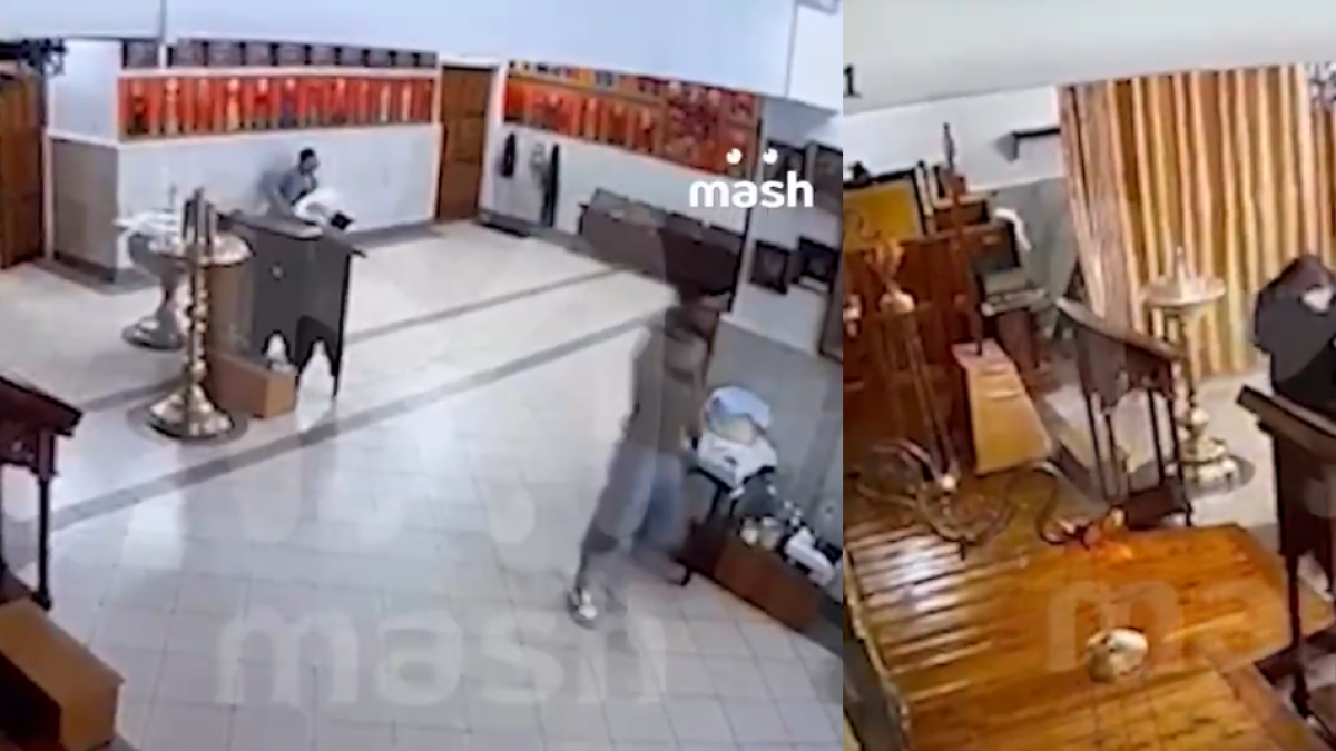 Ladrones se echaron la bendición antes de robar una reliquia de una iglesia