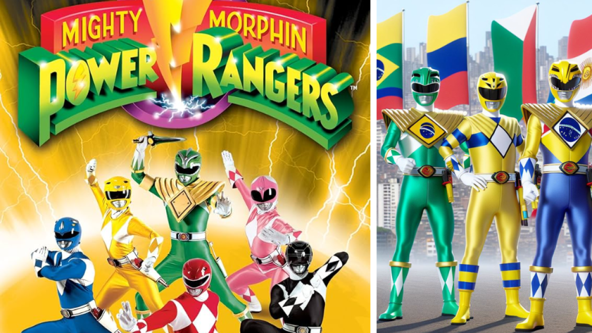 ¿Cómo se verían los Power Rangers si fueran países del mundo? Esto ...