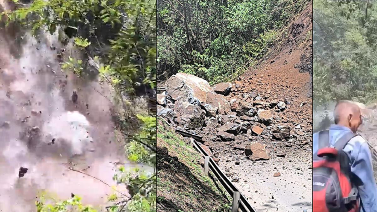 Atención: Cierre total en la vía Medellín-Eje cafetero por caída de material