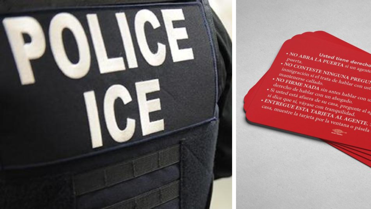 Tarjeta roja: los derechos que todo inmigrante en Estados Unidos tiene si un agente del ICE lo requiere