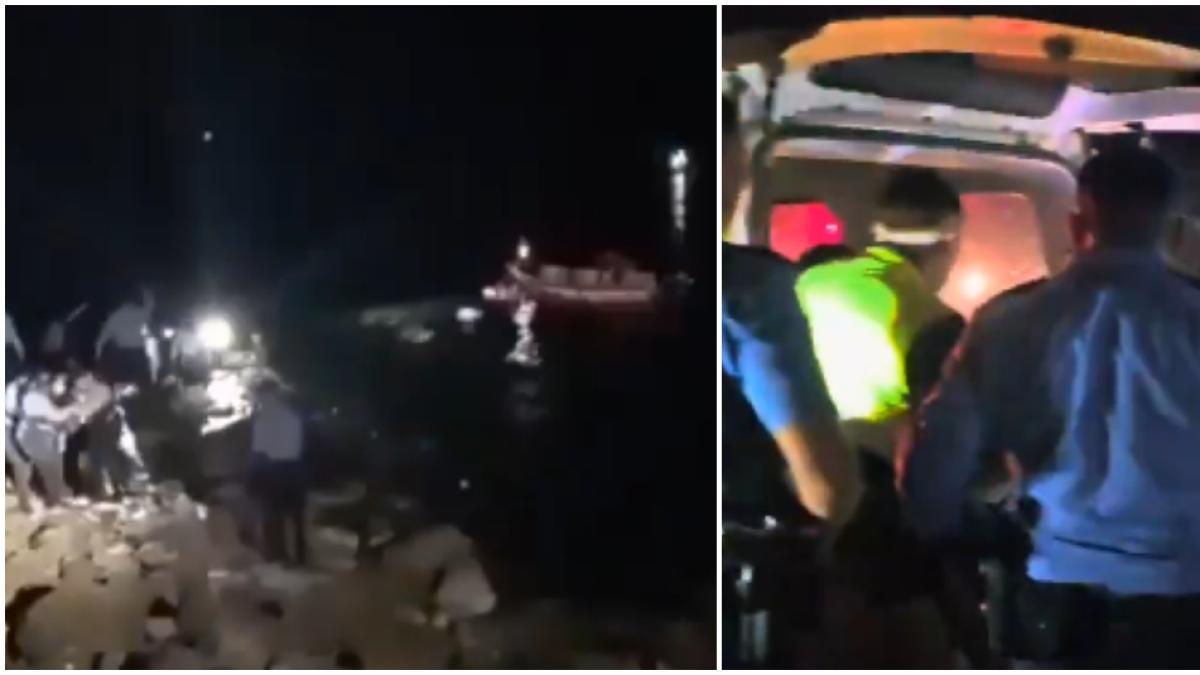 Avión de pasajeros cayó al mar tras salirse de la pista al intentar aterrizar en Honduras: ‘Aeronave prendió fuego’