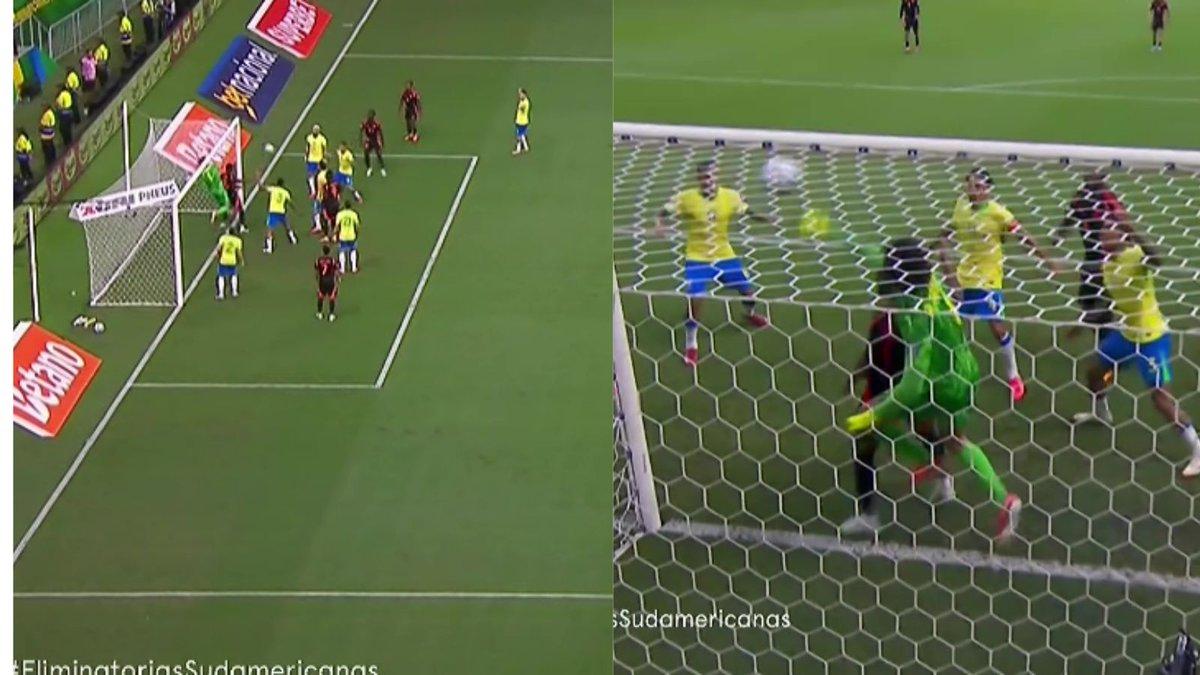 ¿Era gol de Colombia? La polémica del partido contra Brasil: el árbitro sancionó falta