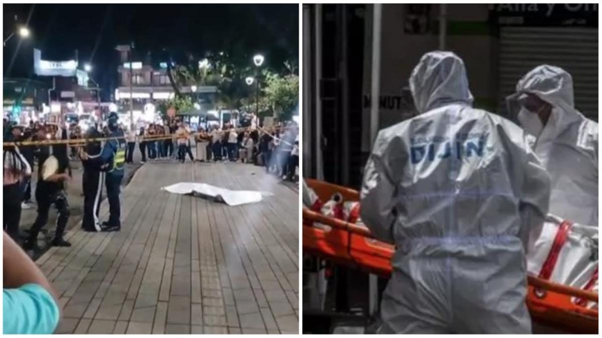 Hombre falleció en el parque principal de Caldas, Antioquia: 'Se desplomó de un momento a otro'