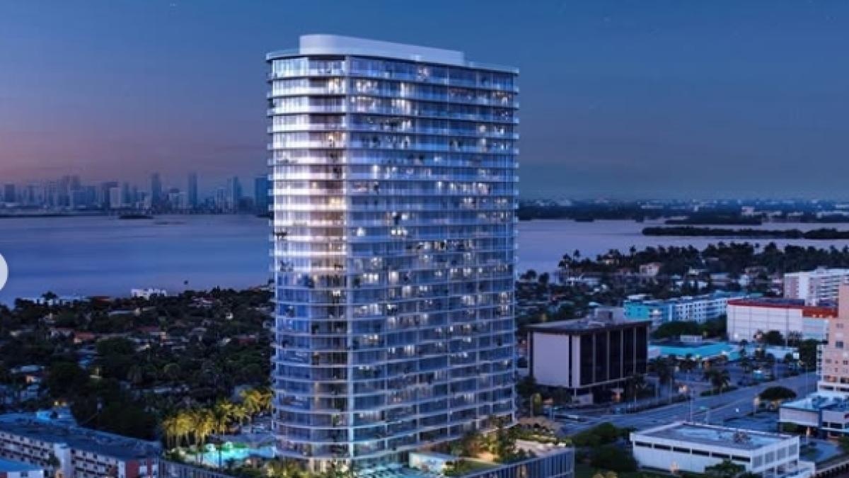 “Curvo y vidriado”: este rascacielos de 32 pisos busca transformar el paisaje de Miami