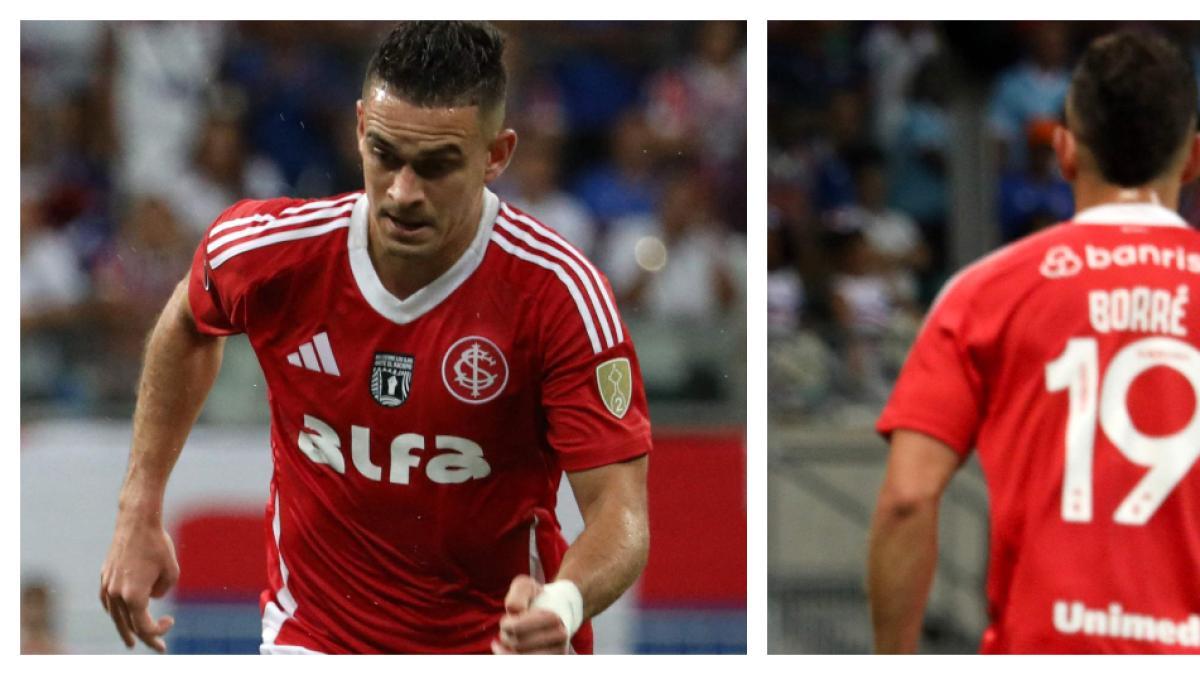 Rafael Santos Borré anota golazo con Internacional de Brasil: enganche y a celebrar; video