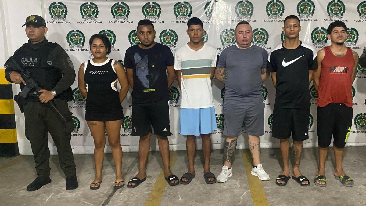 El duro golpe contra la extorsión en Barranquilla: entre los 18 capturados suman 42 anotaciones judiciales