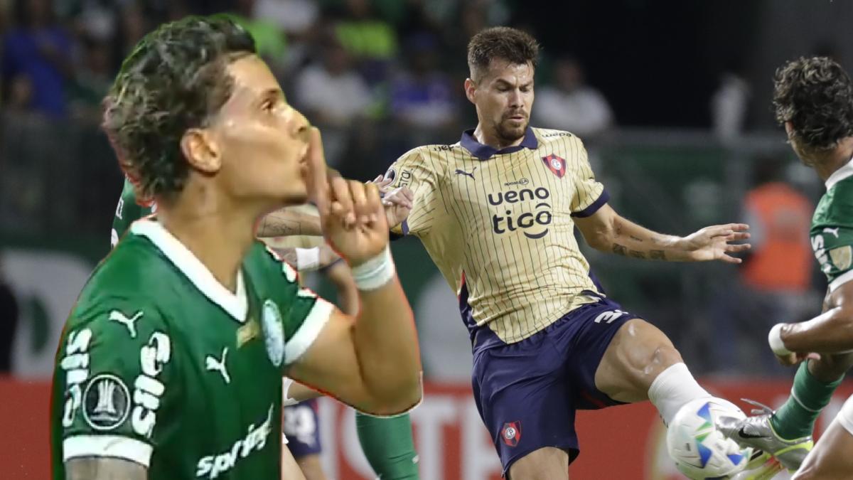 Richard Ríos volvió a anotar gol con Palmeiras en la Copa Libertadores, pero lo criticaron por su festejo: video