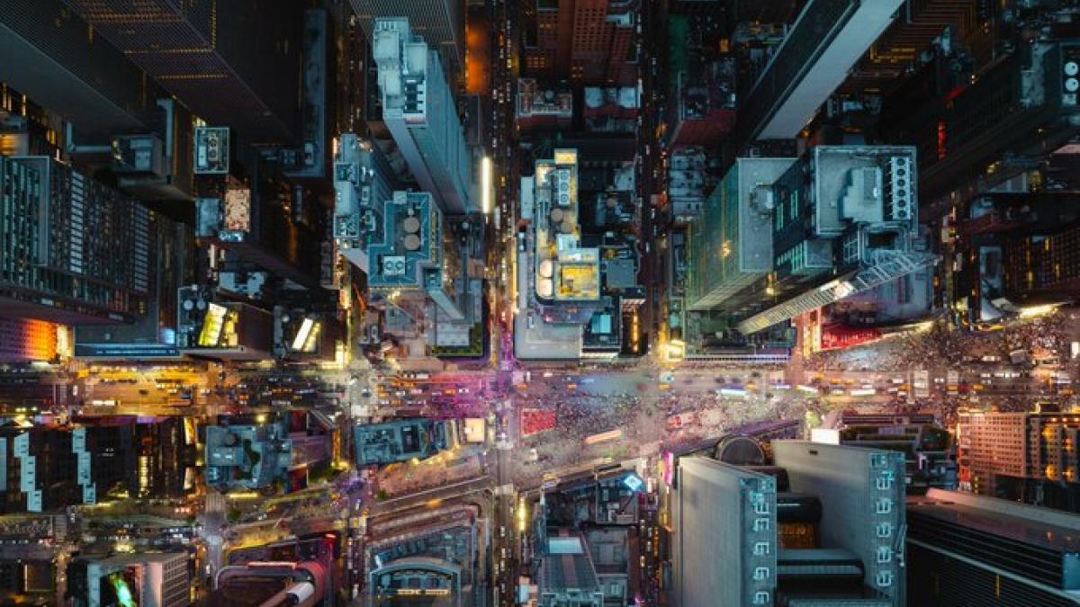 En Nueva York, los visitantes de Times Square quedaron fascinados con lo que apareció de repente