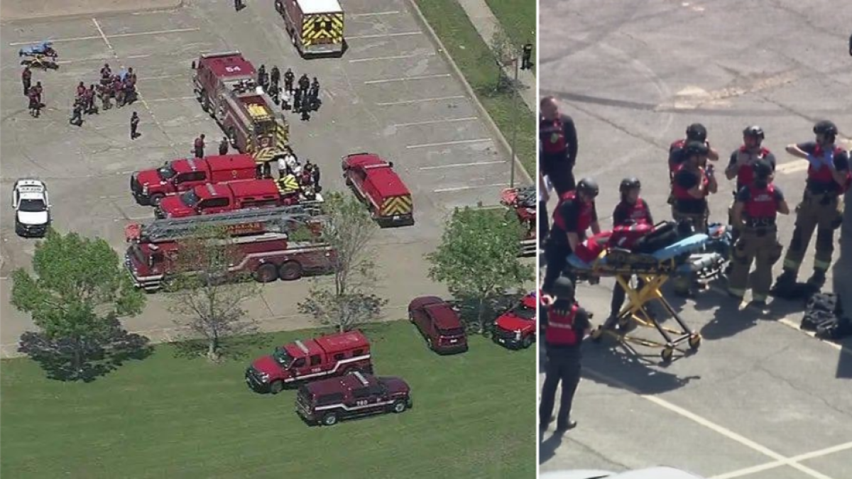 Reportan tiroteo en una escuela secundaria en Dallas, Estados Unidos: hay al menos un estudiante herido