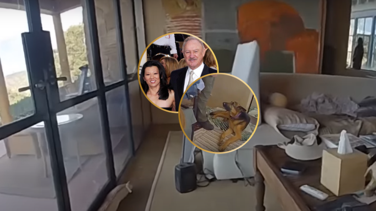 Inquietante video muestra descubrimiento de cuerpos del actor Gene Hackman y su esposa; perro fiel estaba a su lado