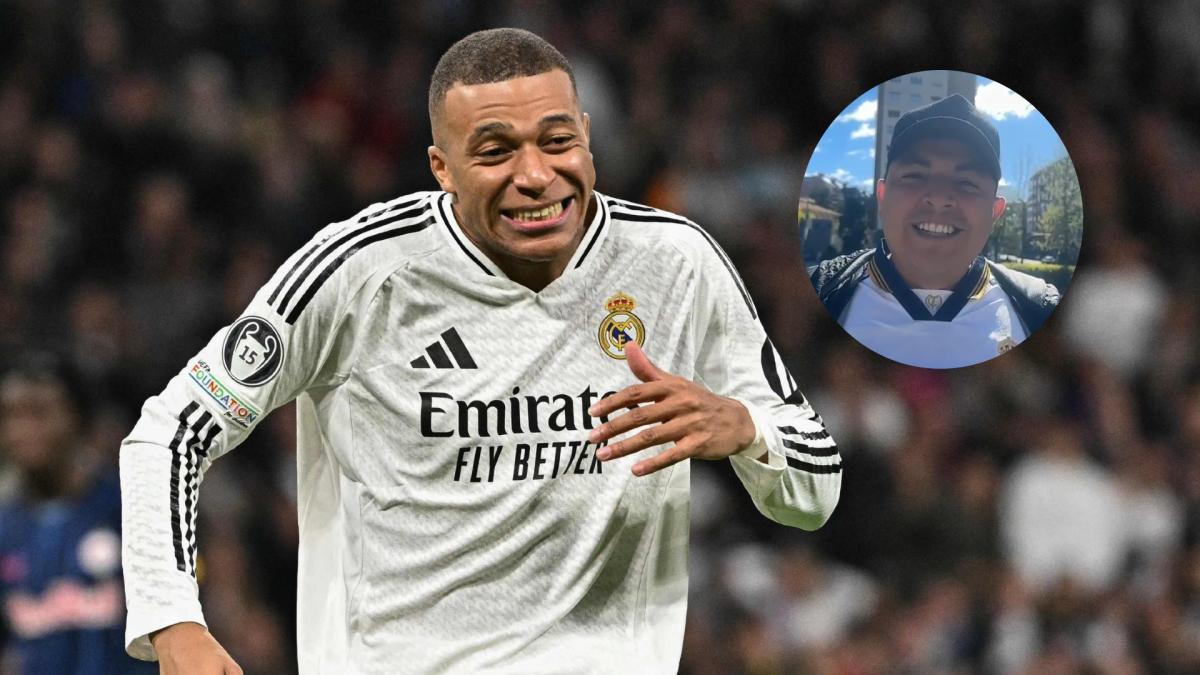 Video | Colombiano se hace viral en España tras viajar solo para el Real Madrid: 'Pagué 1.300 euros por la boleta'