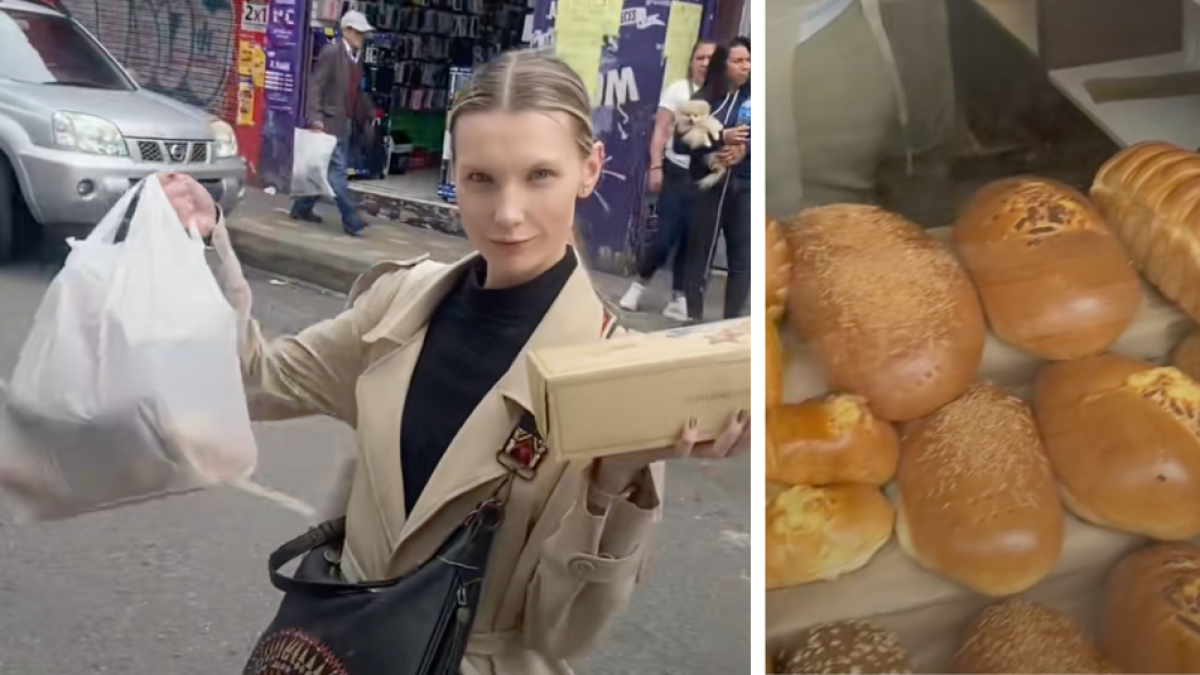Rusa visitó una de las panaderías más famosas de Bogotá: 'Estoy en el cielo del pan'