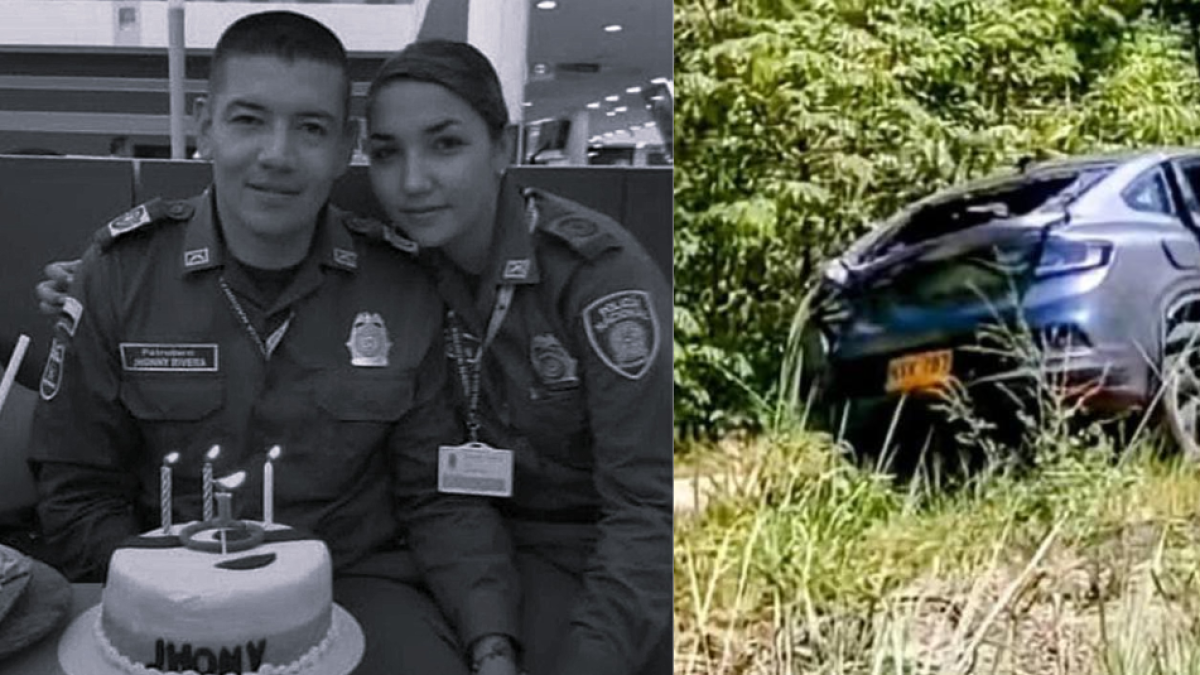 Esposos policías murieron en accidente en vía de Manizales: un conductor en estado de embriaguez está involucrado