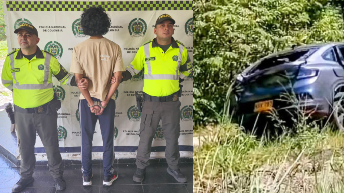 Capturan a conductor vinculado en accidente en el que murieron esposos policías en vía Manizales - Medellín