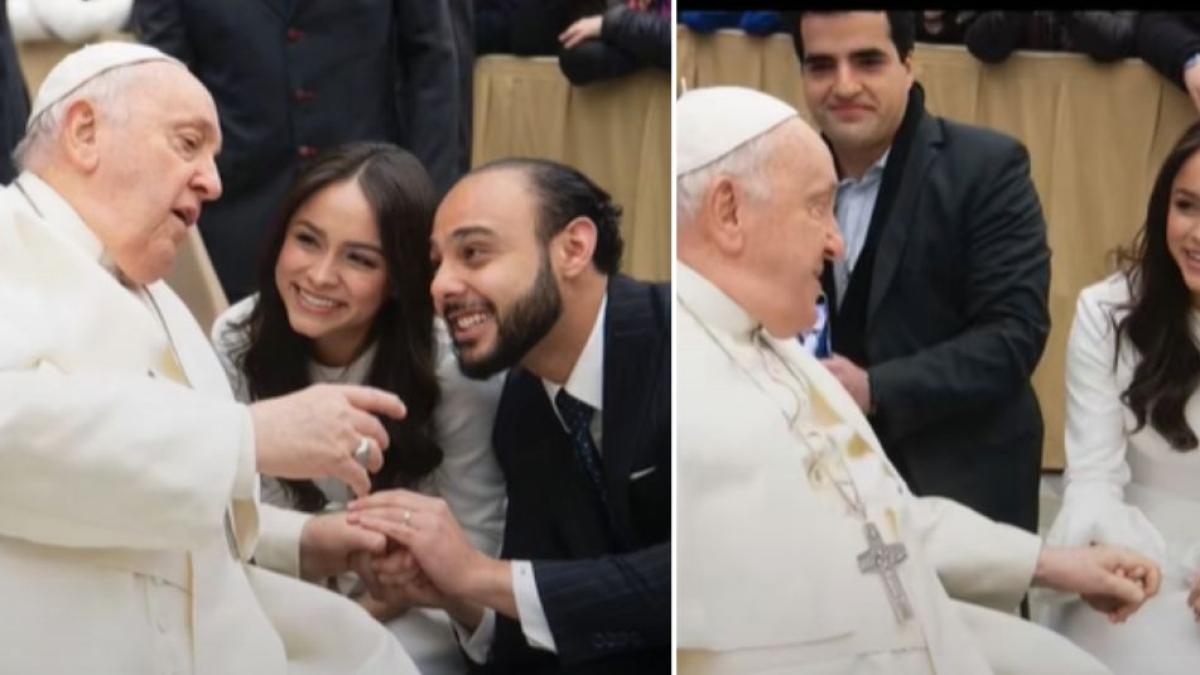 Video | El consejo que le dio el papa Francisco a una pareja de recién casados y que hoy recuerdan los fieles