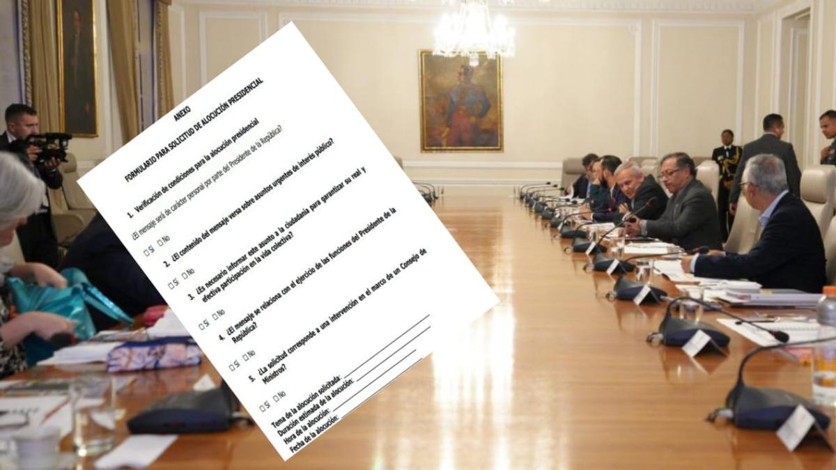 De ahora en adelante la Presidencia debe llenar un formulario antes de transmitir por TV un consejo de ministros