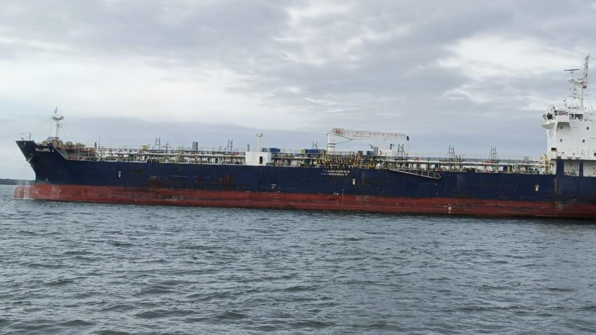 Este es el más grande buque de EE. UU. con combustible en arribar a Tumaco en toda la historia del puerto de Nariño